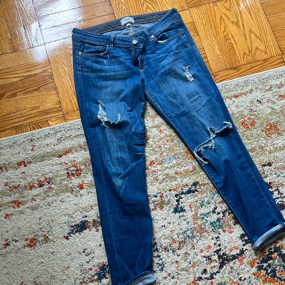 Paige Skyline Ankle Peg Jeans
